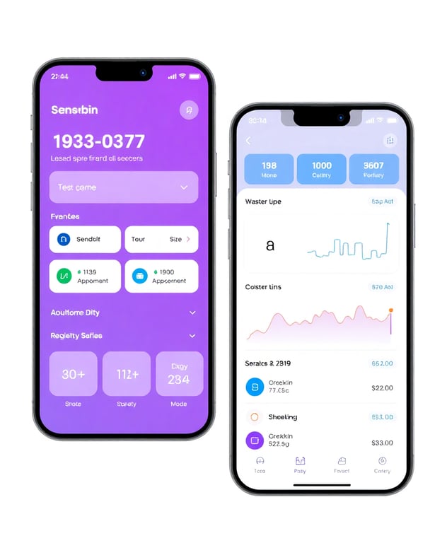 SenseBin mobile app dashboard showing real-time waste bin monitoring interface