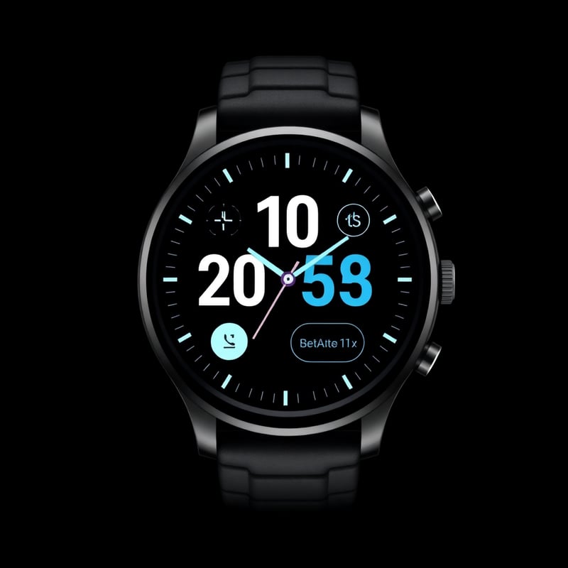 Elegant Black Smart Watch