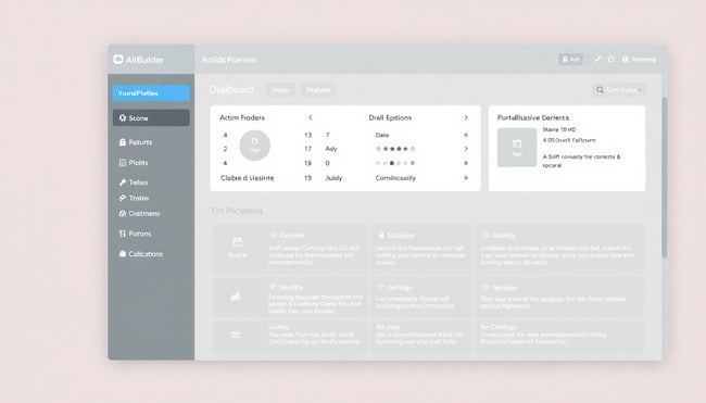 AI Website Builder Dashboard