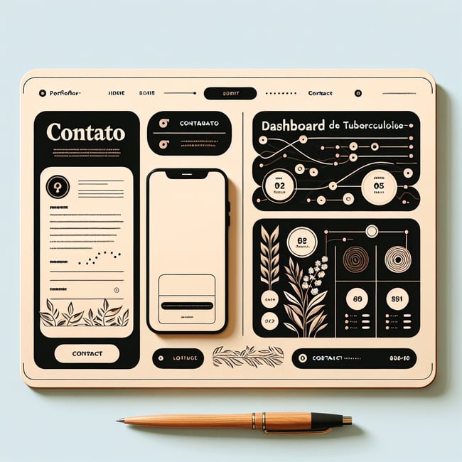 Contato Page Design Mockup