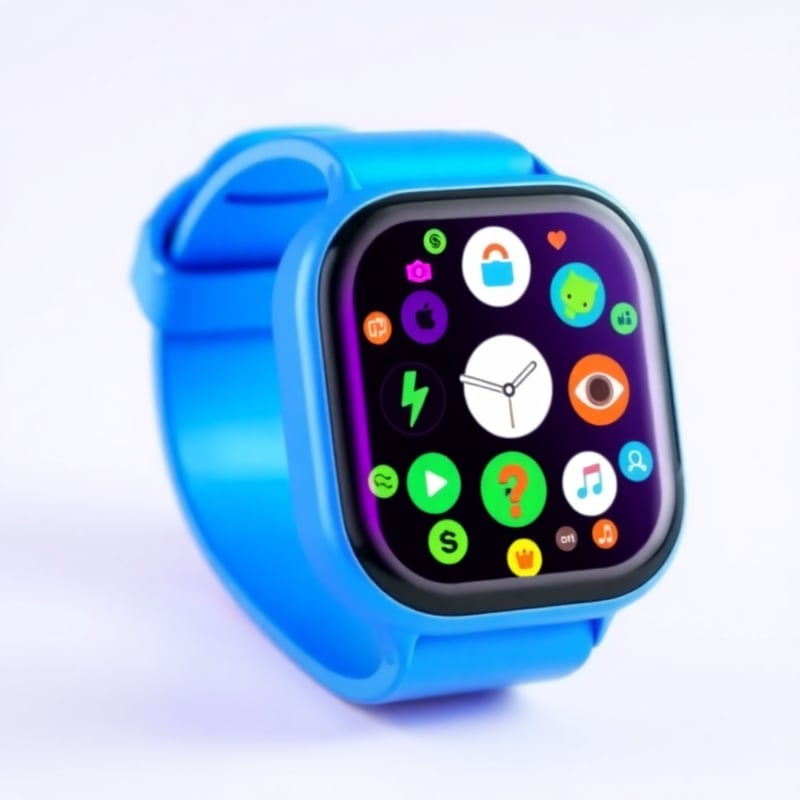 Sporty Blue Smartwatch