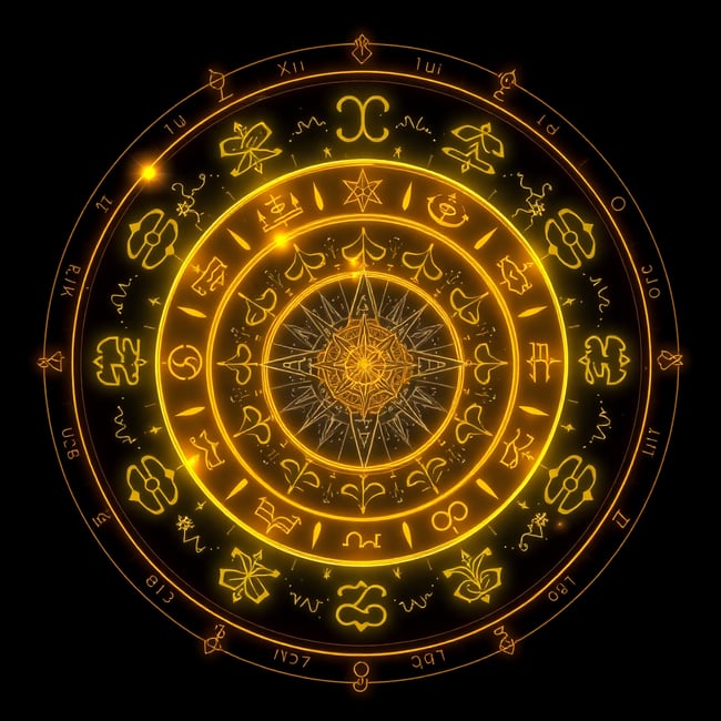 Celestial Zodiac Wheel