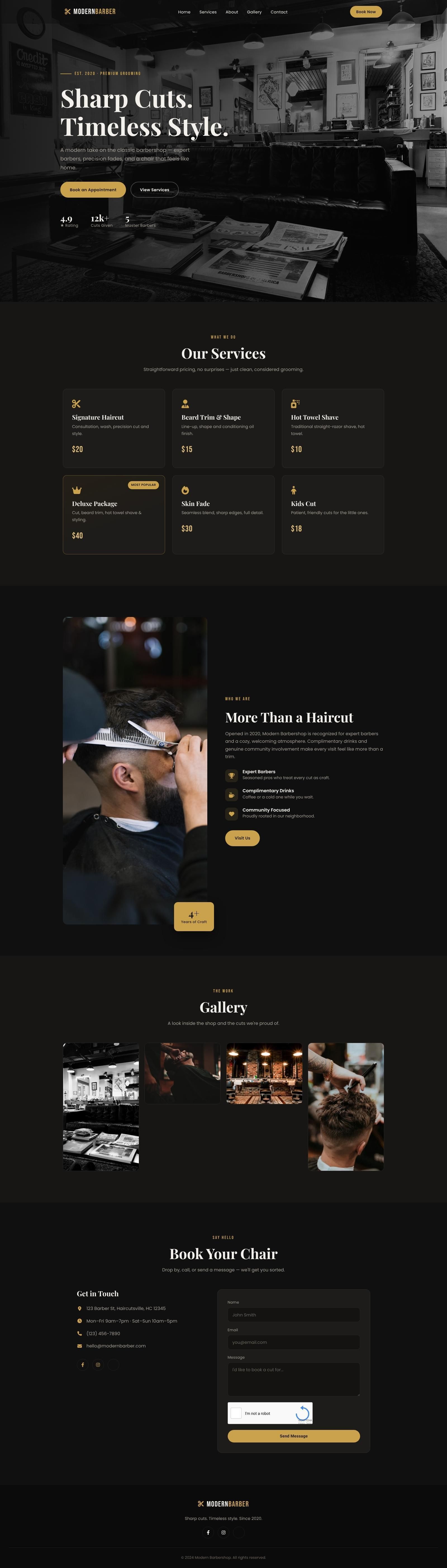 Modern Barbershop