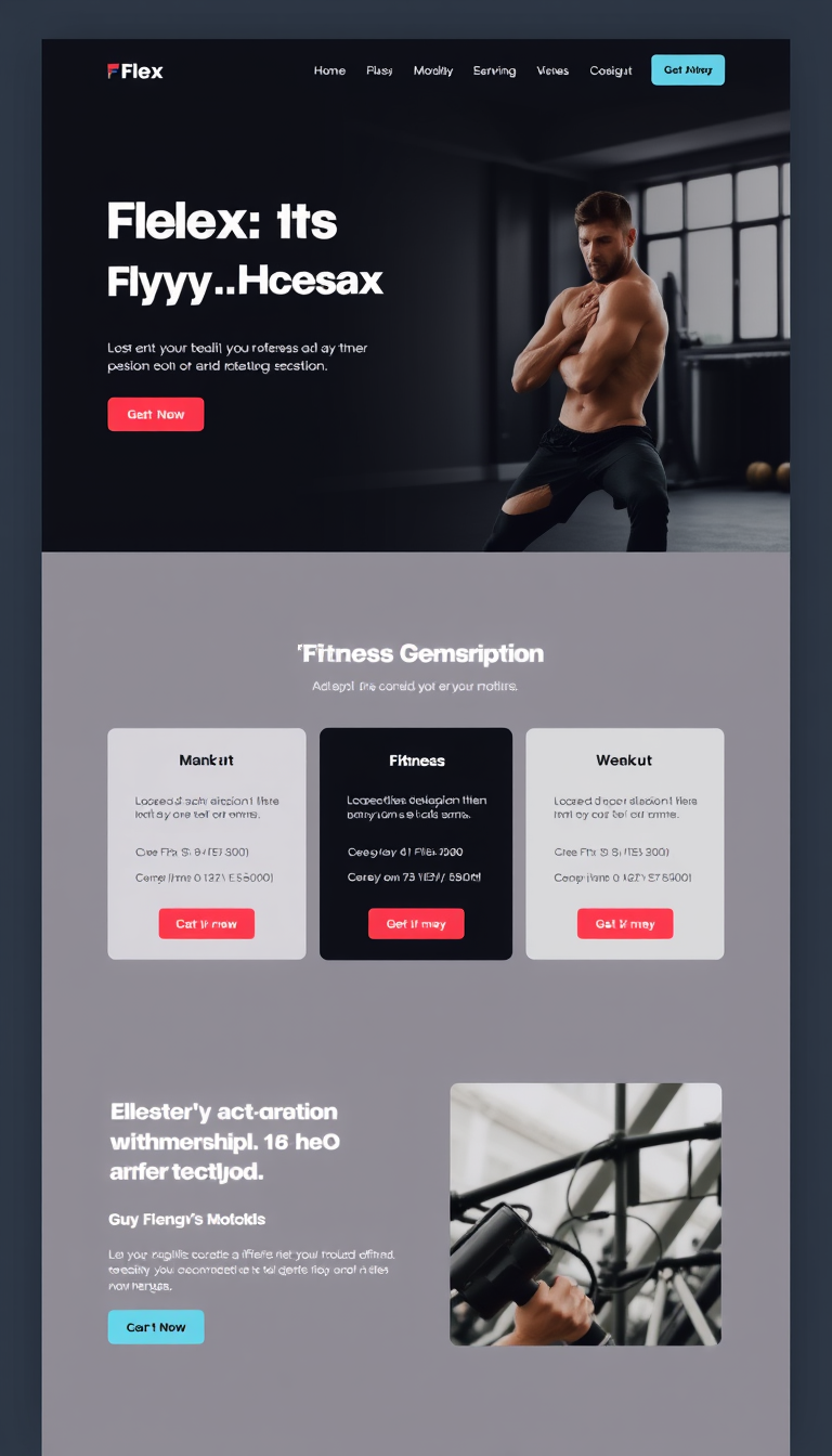 Flex Gym Subscription Page