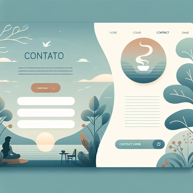 Professional Contact Page Layout