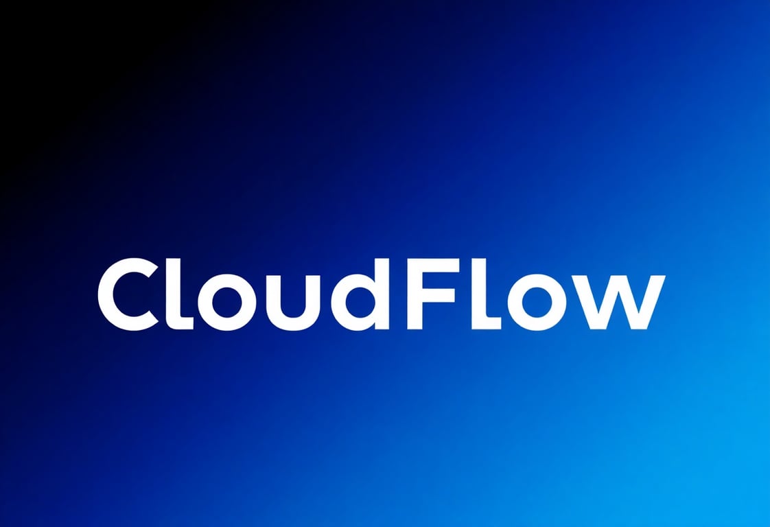 Digital solutions company logo partnering with CloudFlow