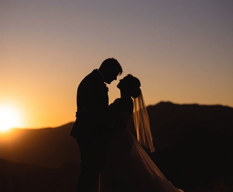 Dancing Silhouettes at Sunset