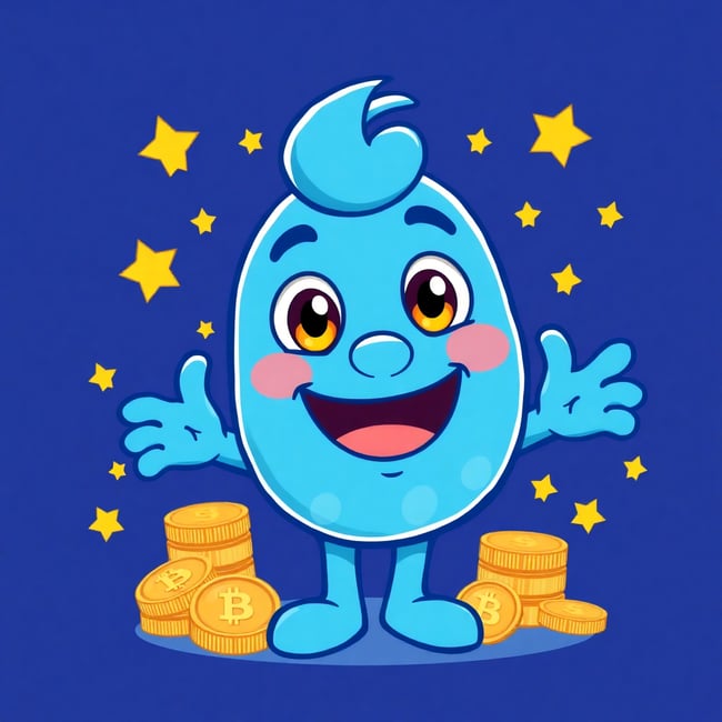 Crypto Cheerful Character