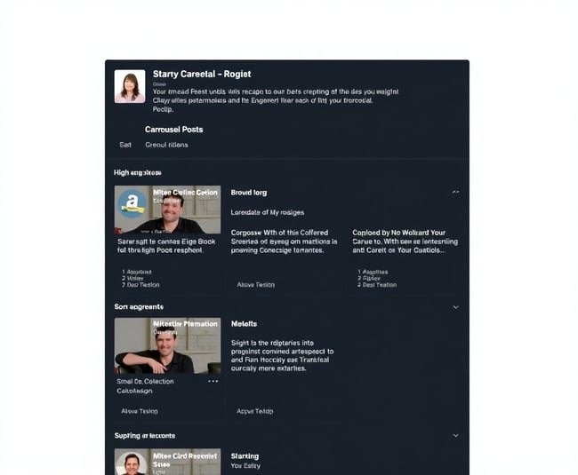 Engaging LinkedIn Carousel Interface