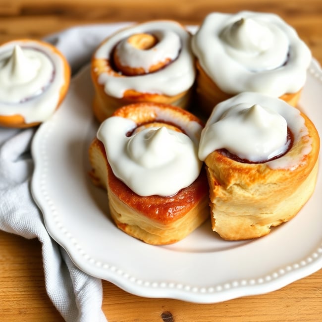 Cinnamon Rolls with Cream Cheese Frosting