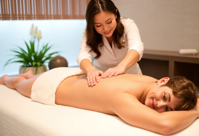 Relaxing Spa Massage Therapy