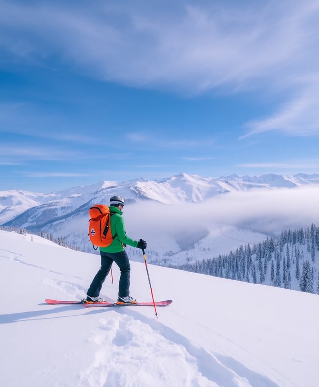 Winter Adventure in the Mountains