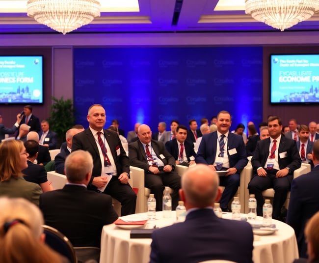 Business Leaders at Economic Forum