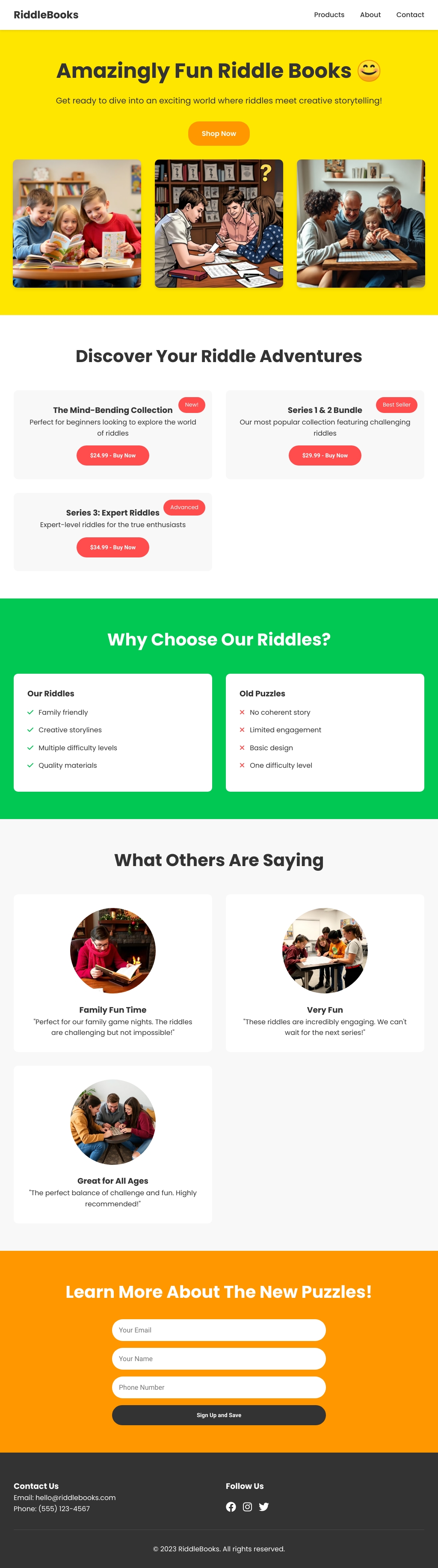 RiddleBooks - Discover Your Next Adventure