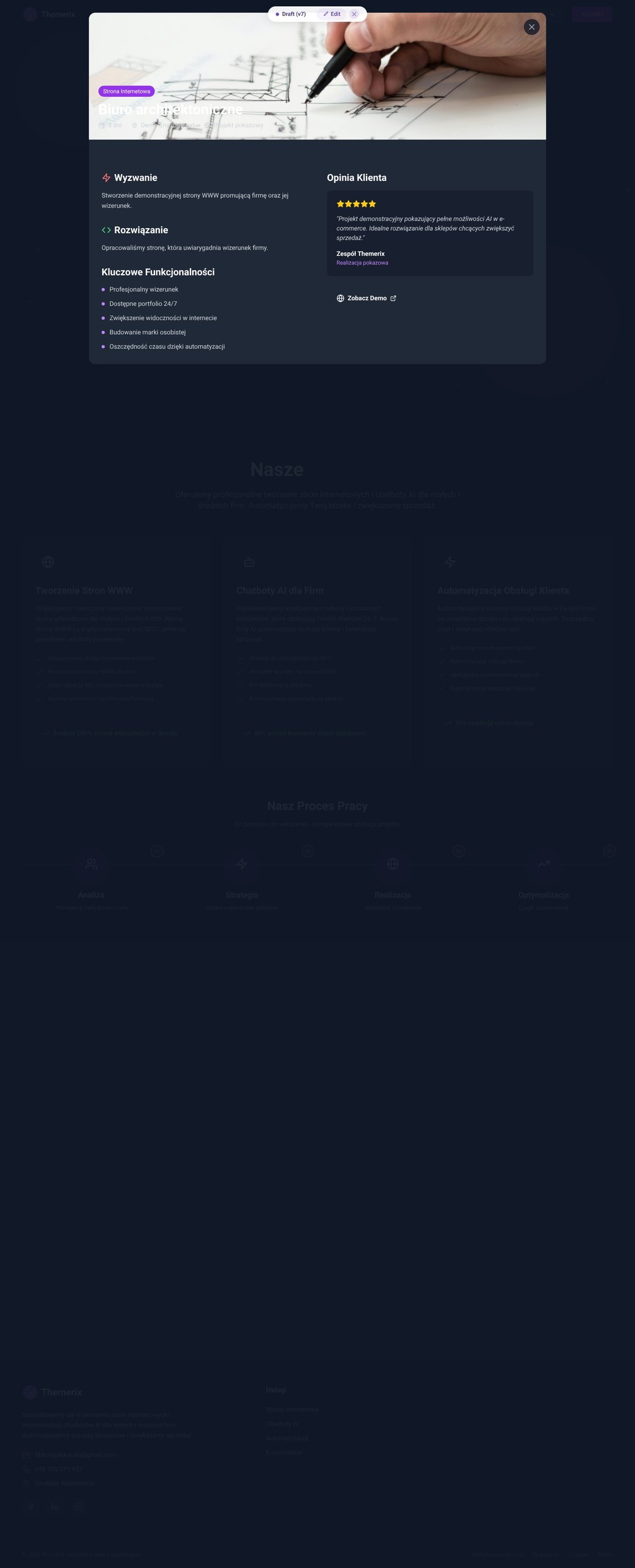  Themerix | Tworzenie Stron WWW, Chatboty AI Automatyzacje