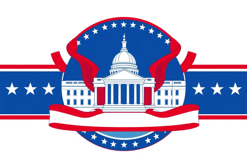 Patriotic U.S. Senate Emblem