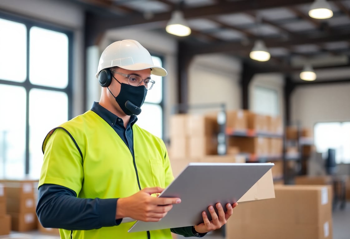 Customer service representative managing deliveries