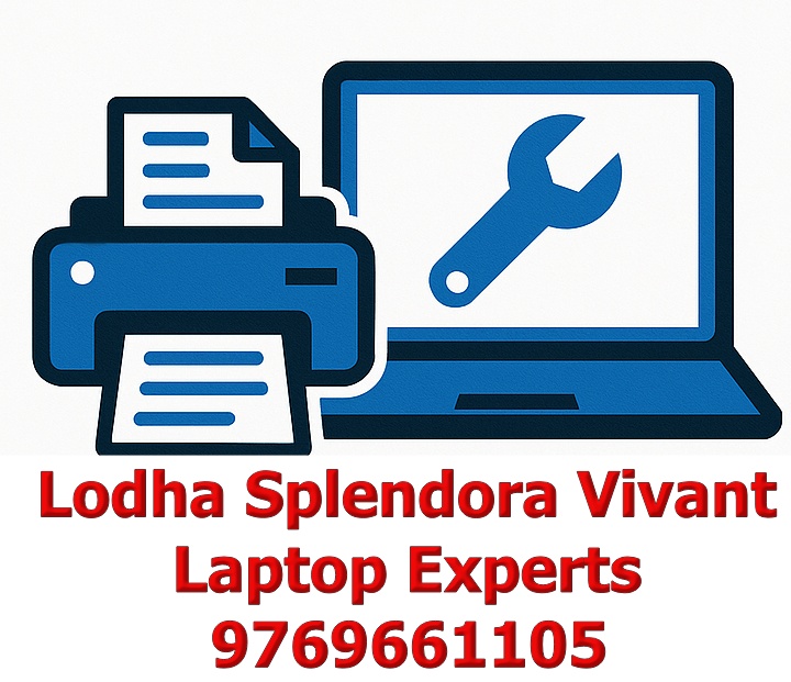Laptop Printer Fix Experts Thane logo with yellow and red colors showing computer repair service