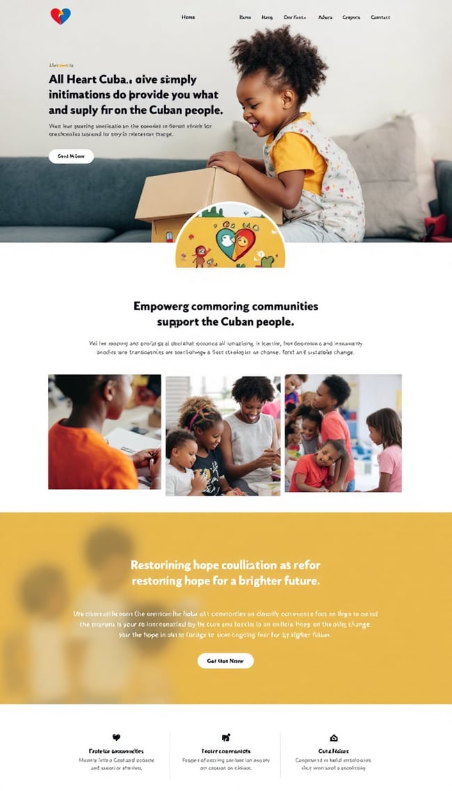 All Heart Cuba Initiative Website