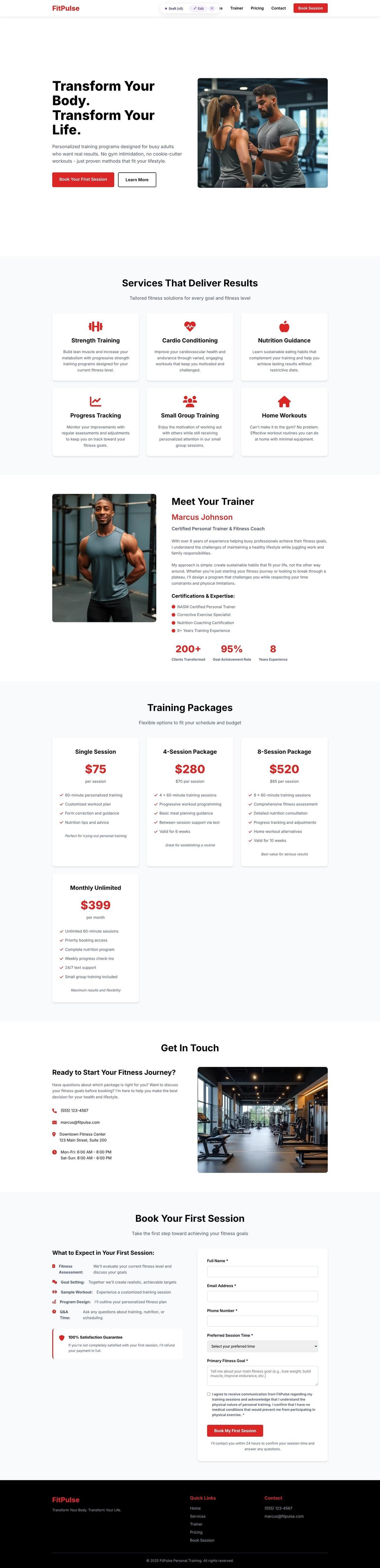 FitPulse Personal Training: Real Results for Busy Adults