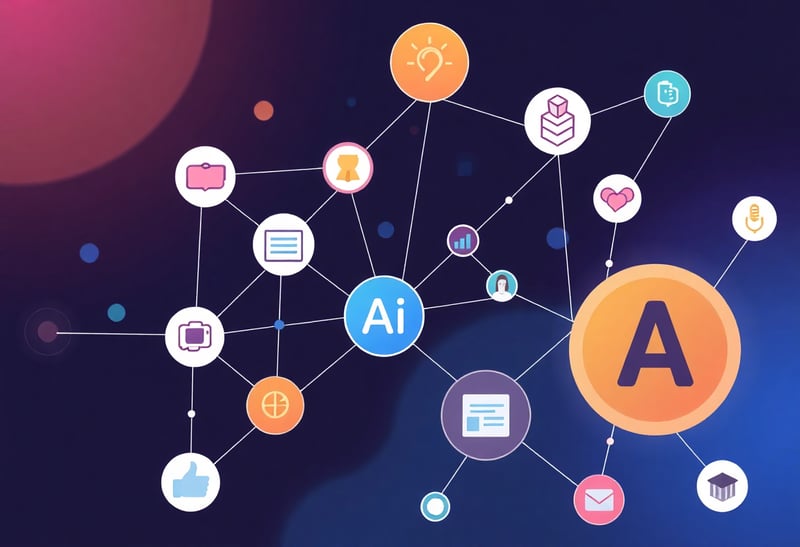 AI Tools Ecosystem Illustration