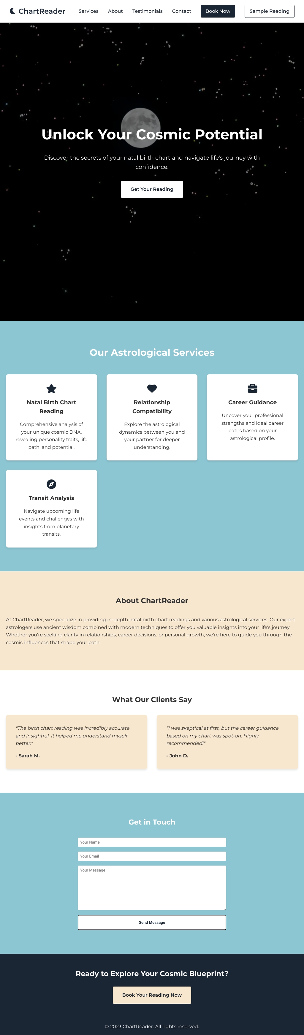 Astrology & Birth Chart Readings | ChartReader