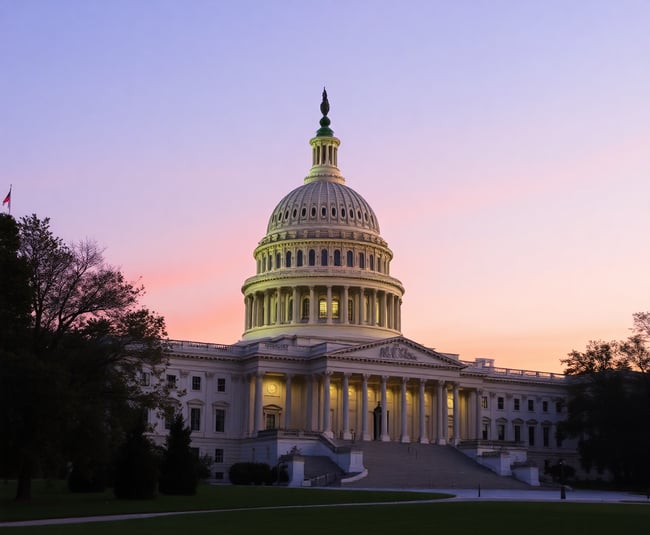 Sunset Over the Capitol