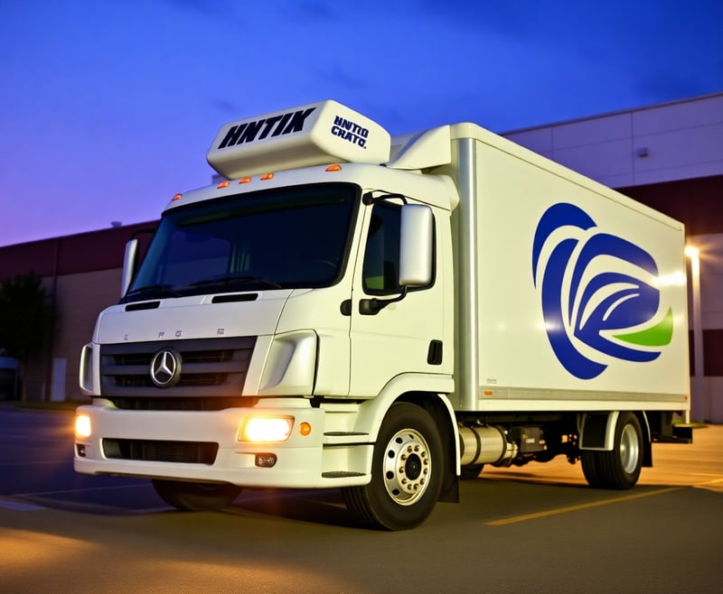 Delivery Truck for Vehicle Tracking Service