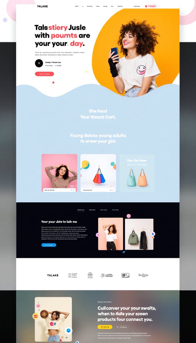 Vibrant Online Storefront for TALAKE