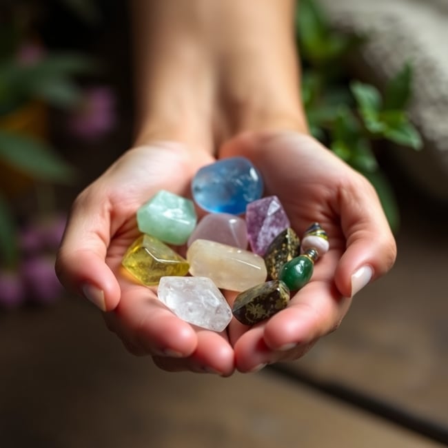 Healing Touch with Crystal Stones