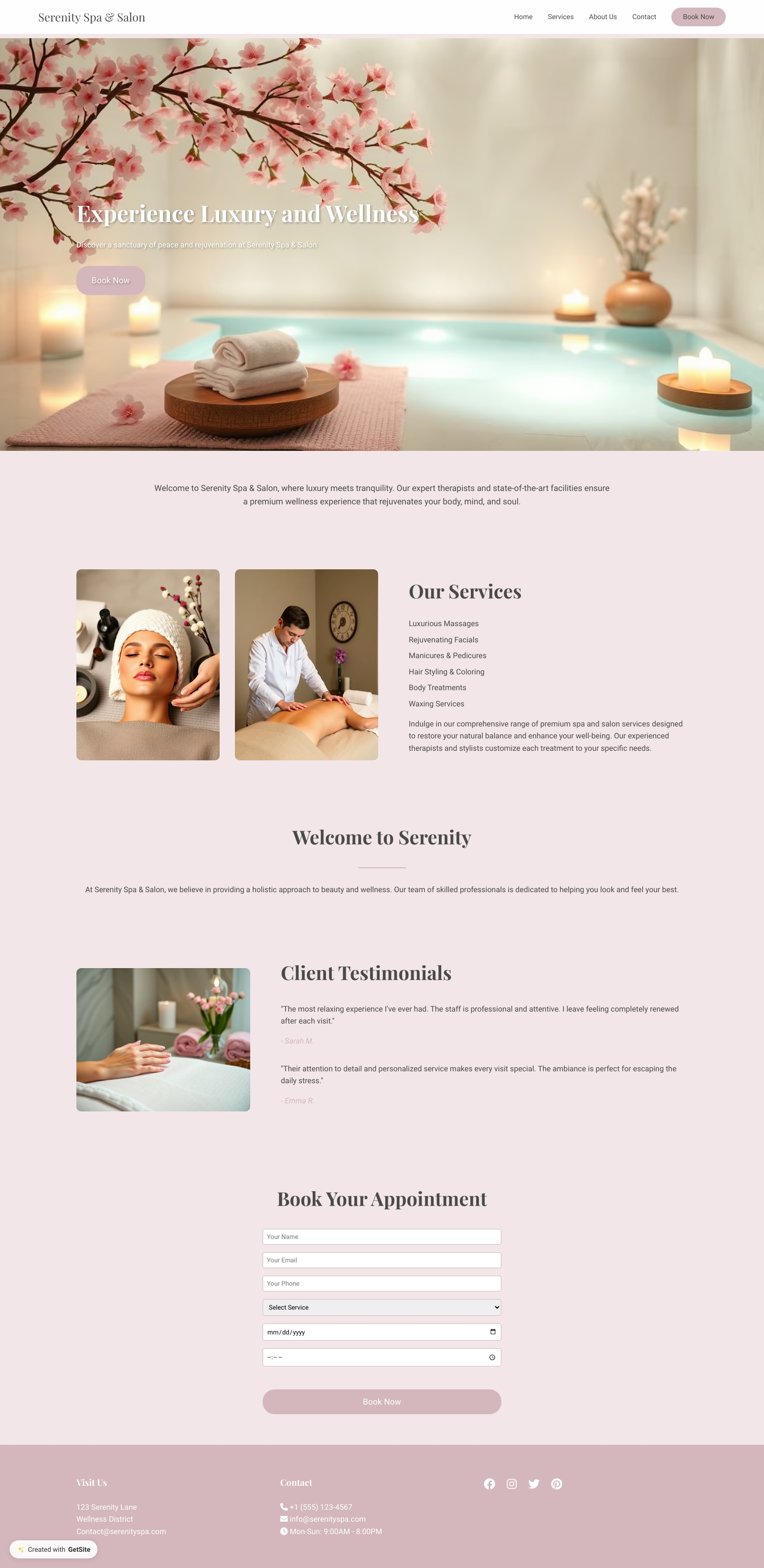 Serenity Spa & Salon