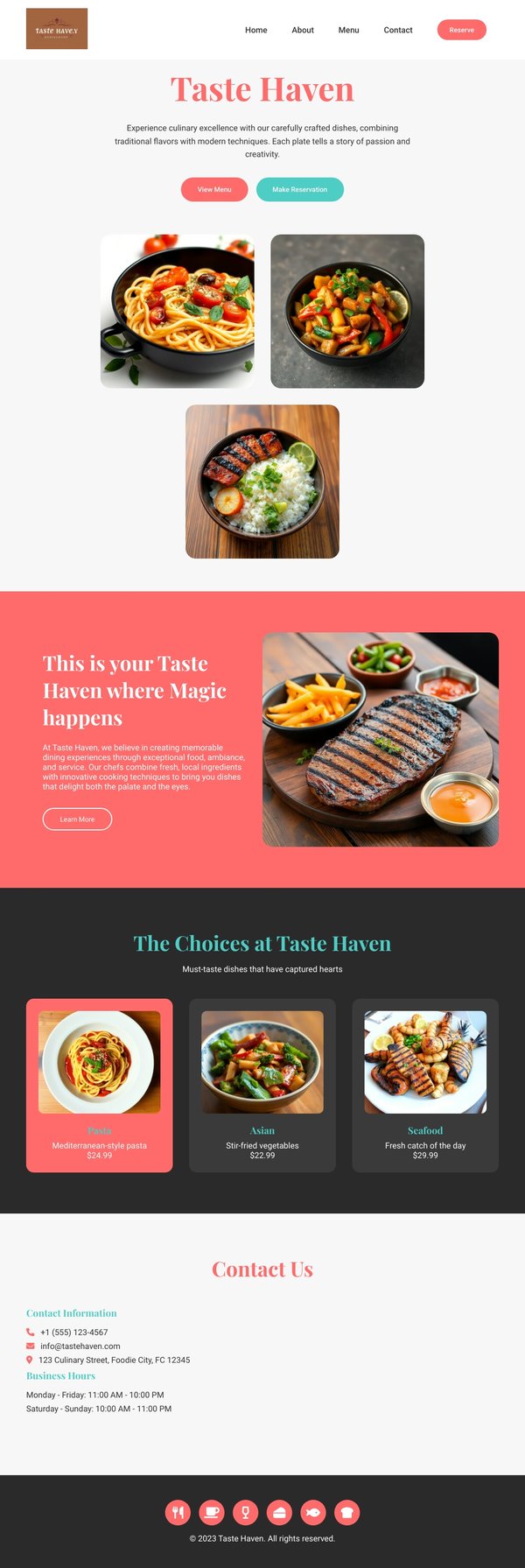 Taste Haven - Culinary Excellence
