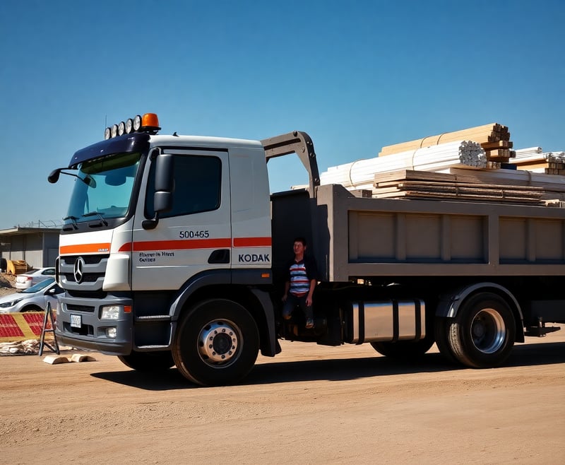 Construction Truck Delivery