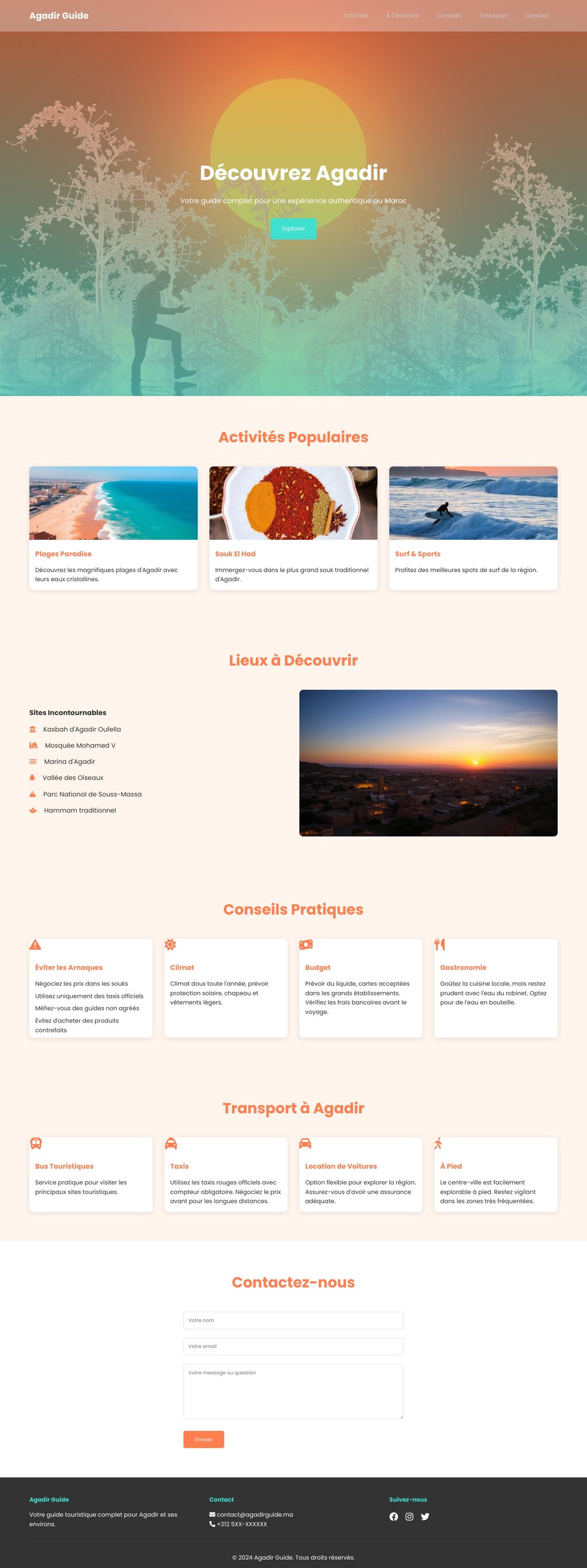 Découvrir Agadir - Votre Guide Touristique au Maroc