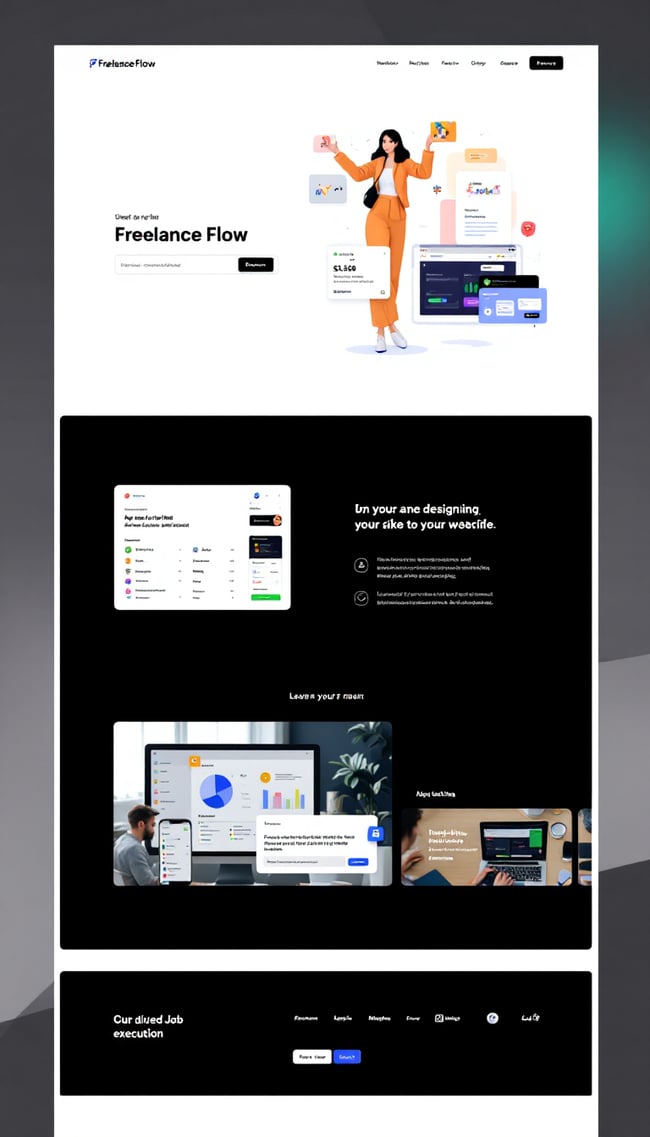 Freelance Flow Website Design