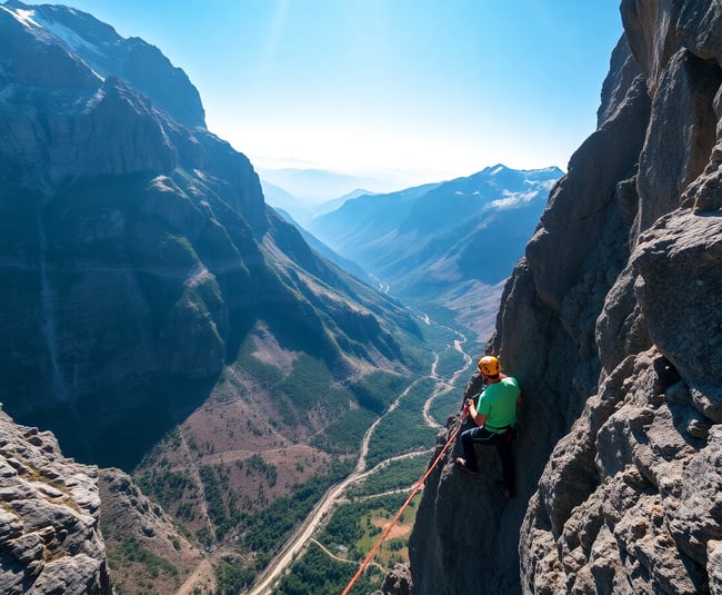 Mountain Rappelling Adventure