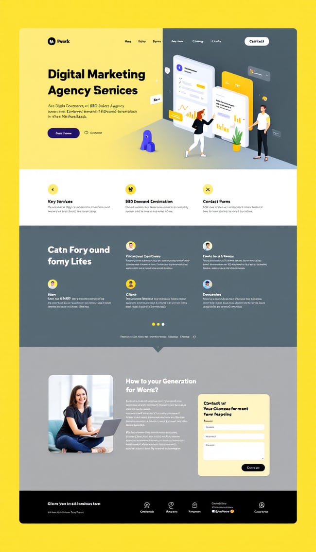 B2B Demand Generation Agency Website Design