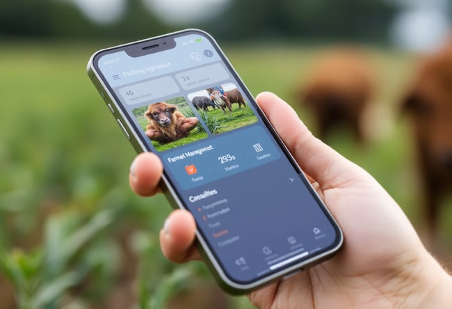 Farm Management Mobile Interface