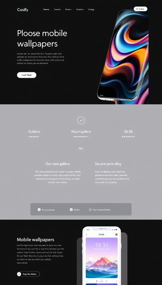 Coolify Minimalist E-Commerce Design