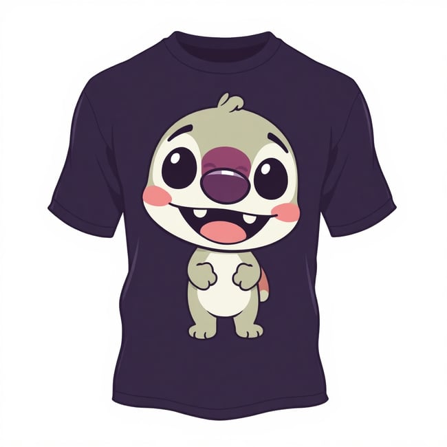 Cute Cartoon Character T-Shirt