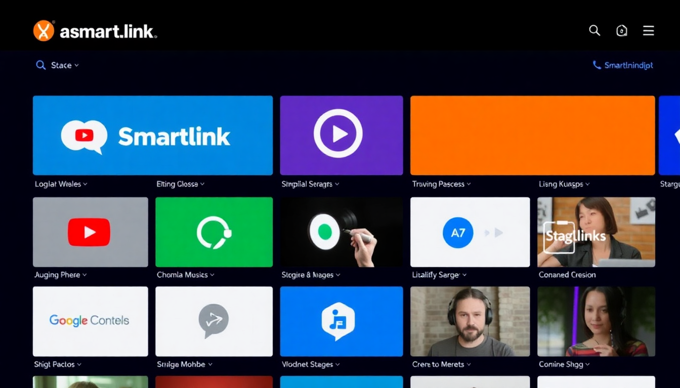 Various digital channels showing SmartLink being shared