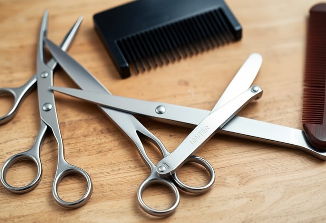 Barber's Tools Arrangement