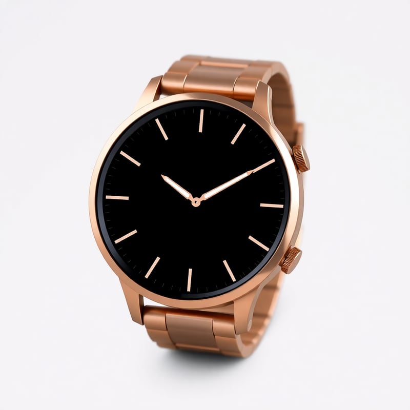 Elegant Rose Gold Smartwatch