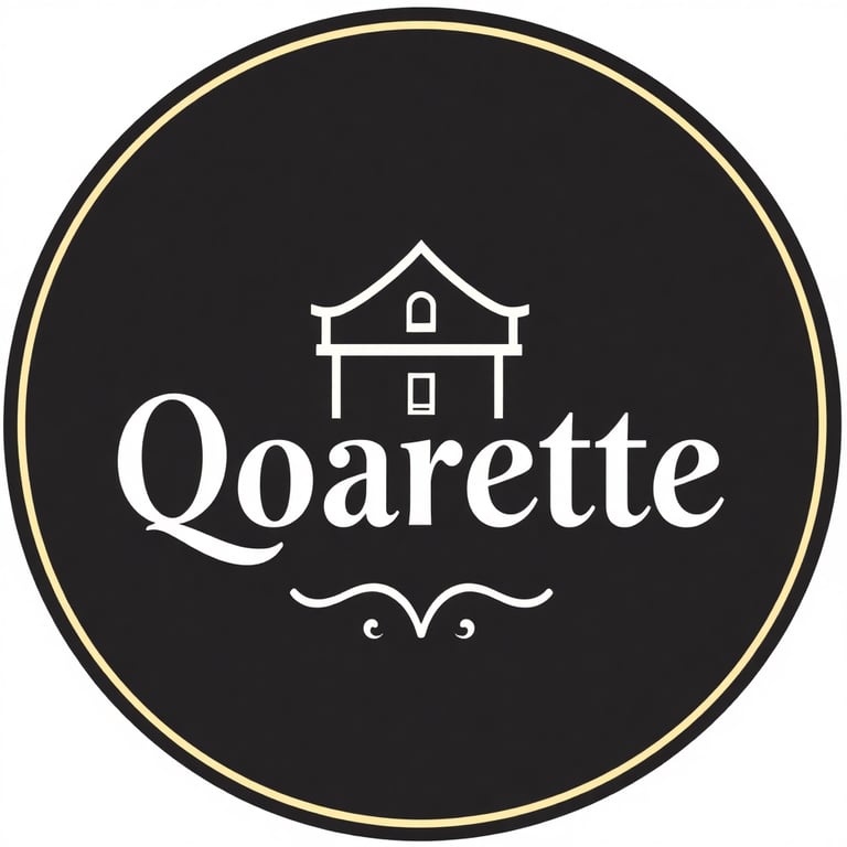 Logo Quartier Lorette - Un emblème élégant représentant l'établissement parisien