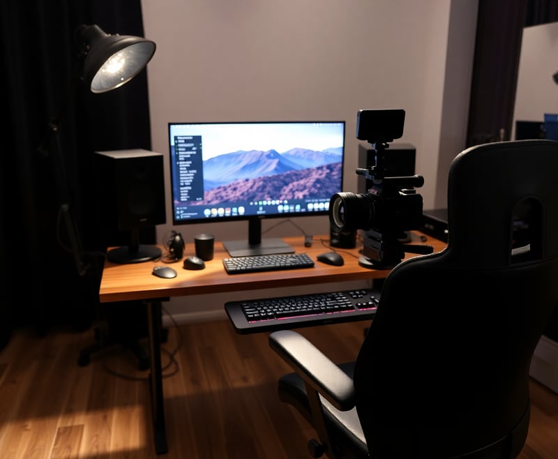 Professional Video Editing Setup