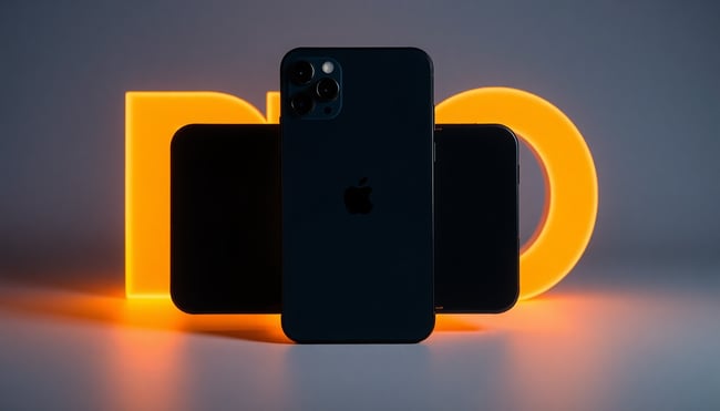 Glowing PRO iPhone 16 Display