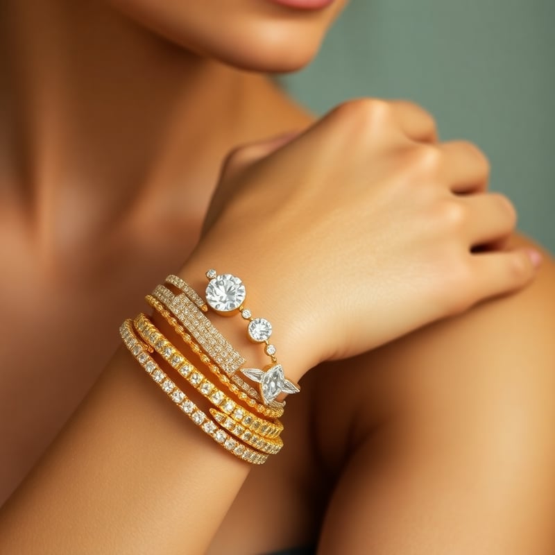 Glamorous Gold and Diamond Adornments