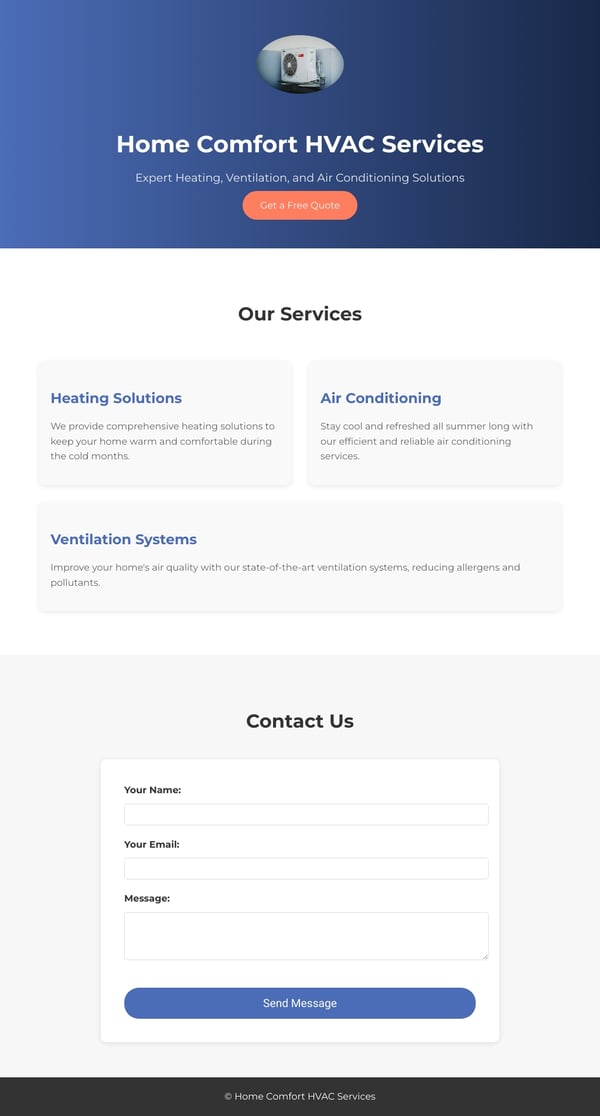 Home Comfort HVAC Services