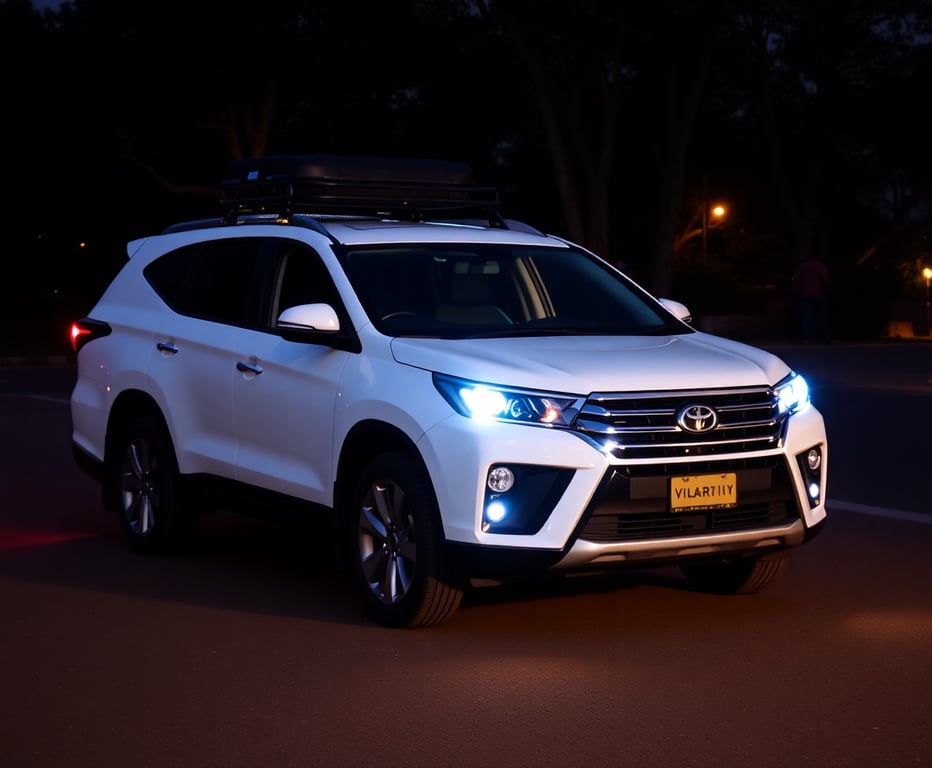 SUV vehicle for family trips and outstation travel at Bhakti Travels