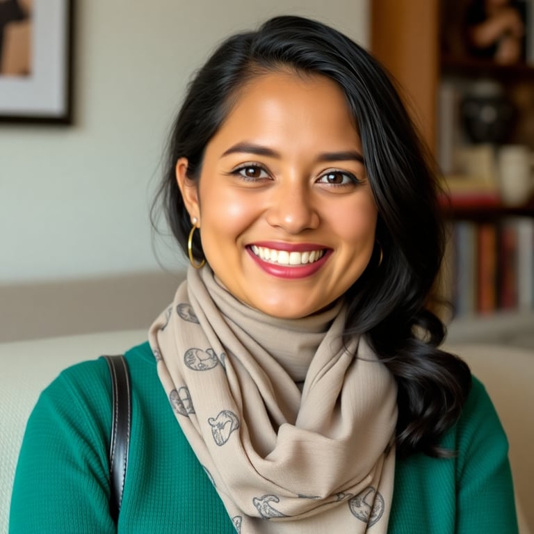 Portrait of Aisha K., a satisfied ReadRover customer